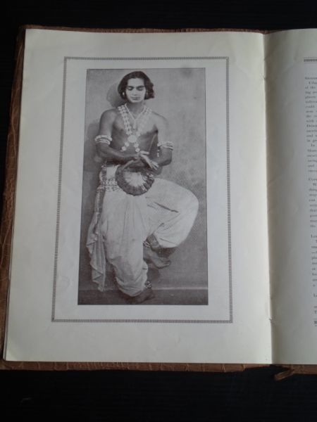 Basanta Koomer Roy - Brochure Uday Shankar and his Company of Dancers and Musicians