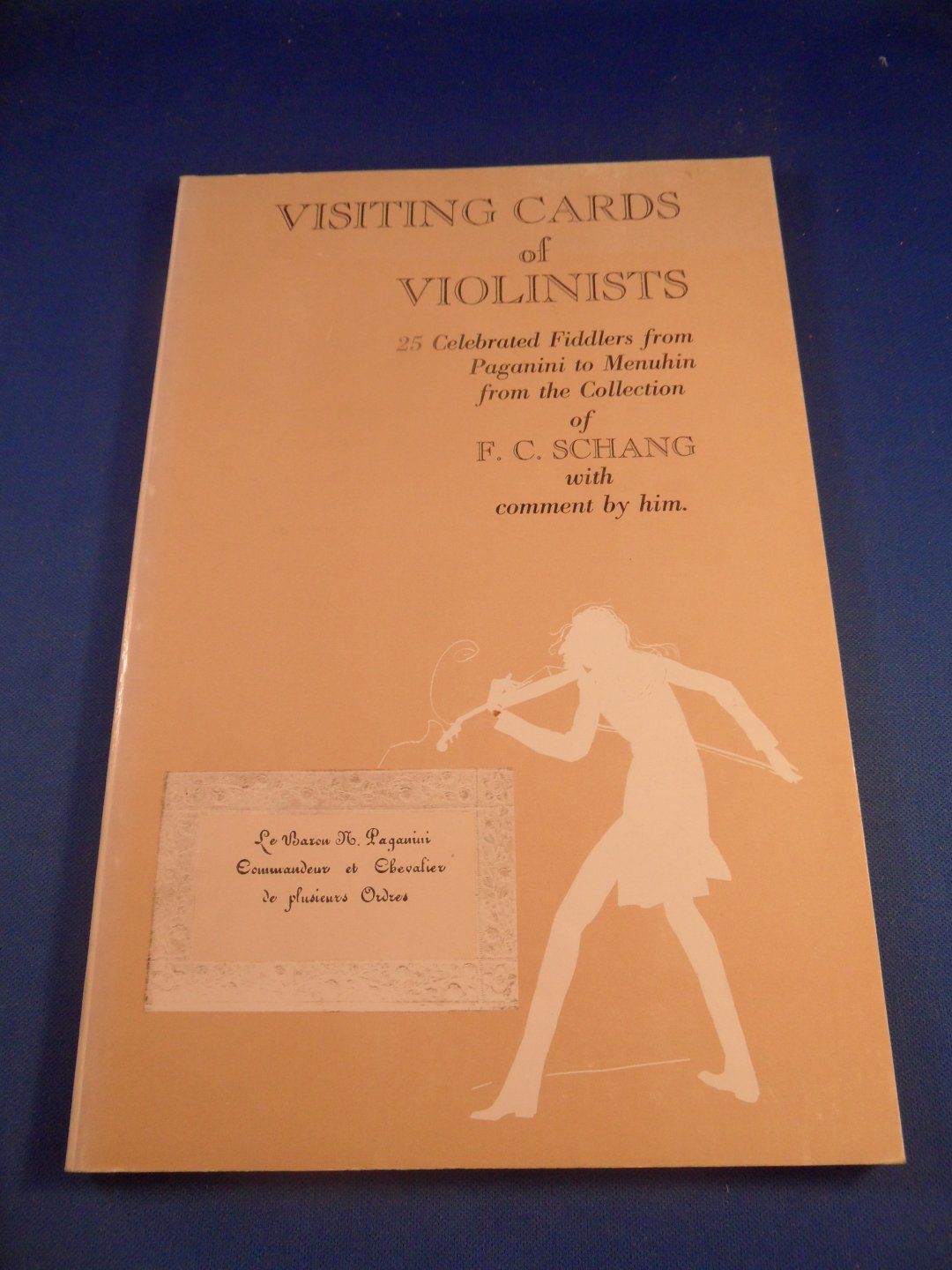 Schang, F.C. - visiting cards of violinists