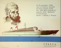 Italia Navigazione - Brochure Launching ms Michelangelo Passenger Ship