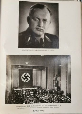  - Die Musik. Monatsschrift. Organ des Amtes fur Kunstpflege. XXX. Jahrgang. Erster-Zweiter Halbjahresband. Oktober 1937 - März 1938; April-September 1938