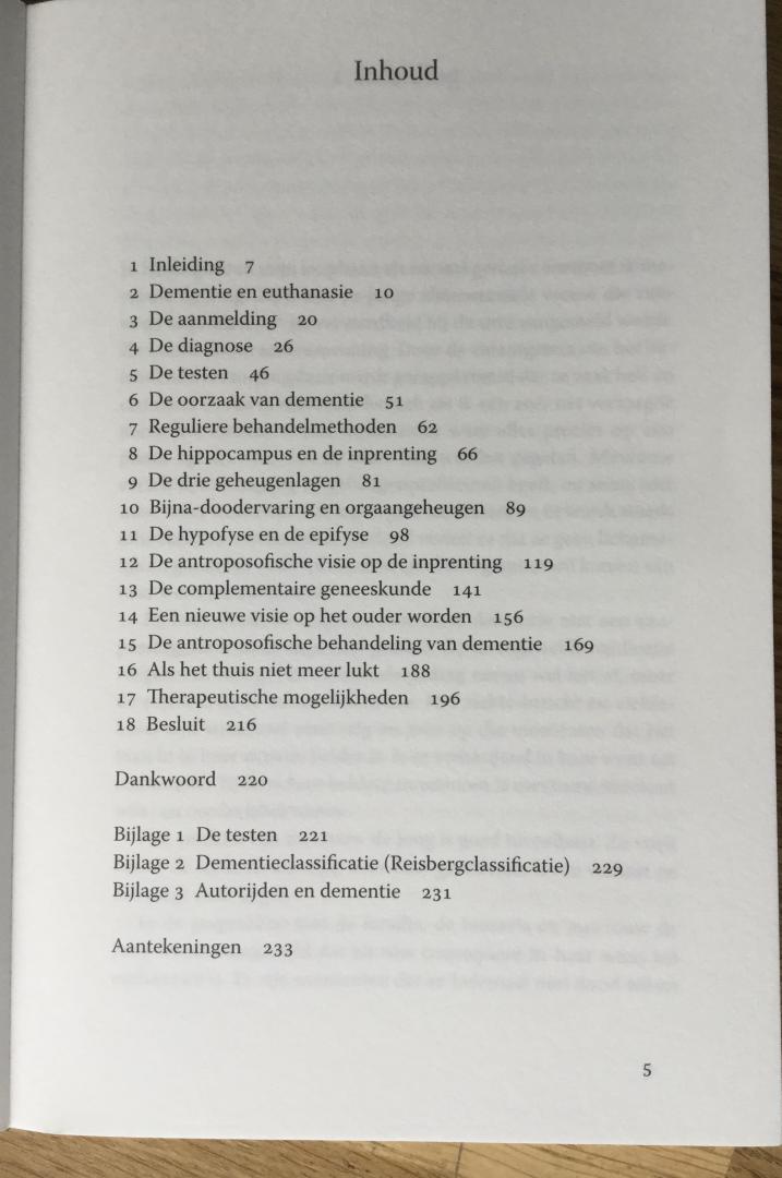 Steen, Jan Pieter van der - Dementie, Achtergronden en praktijkervaringen