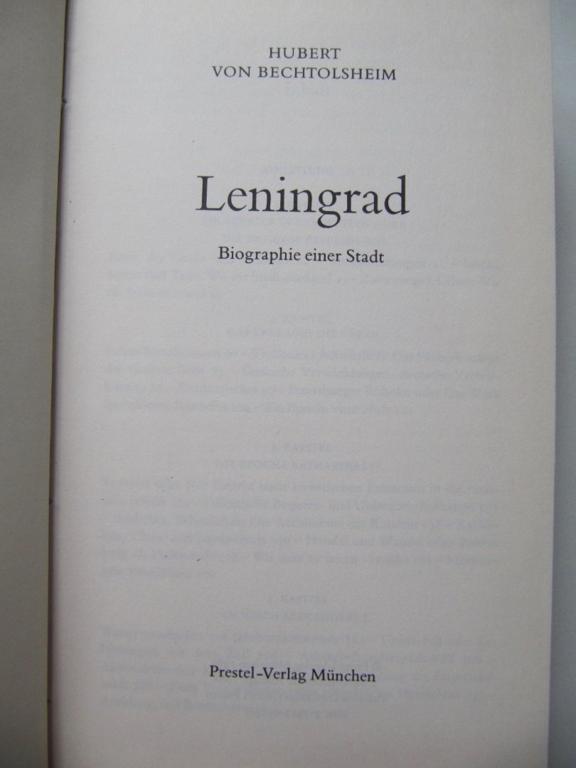 Hubert von Bechtolsheim - Leningrad