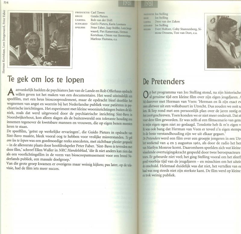 Gelder, Henk van  .. Omslagontwerp Rob van Middendorp .. Rijk geillustreerd - Hollands Hollywood, Alle Nederlandse speelfilms van de afgelopen zestig jaar