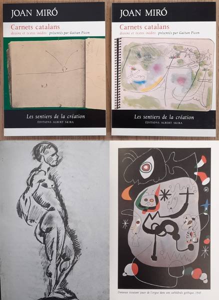 MIRO, JOAN - CARNETS CATALANS. Dessins et Textes Inedits Presentes Par GaËtan Picon. [2 Volumes in slipcase]