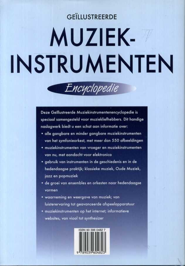 Oling, Bert - Geïllustreerde Muziekinstrumenten Encyclopedie