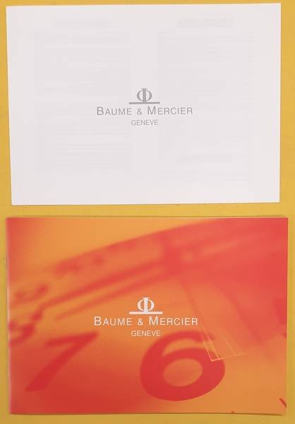 BAUME & MERCIER. - Baume & Mercier, Geneve, Catalog, 1998.