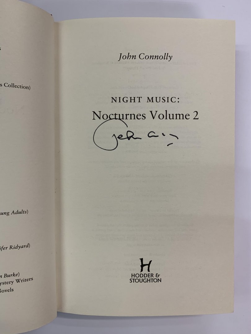 John Connolly - Night Music ; Nocturnes Volume 2 - GESIGNEERD exemplaar