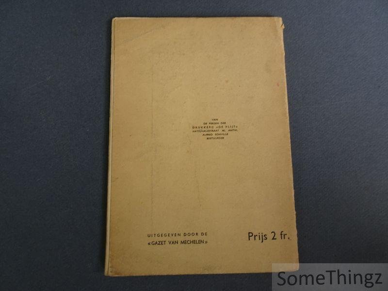 N/A. - Jubelfeesten van O.L. Vrouw van Hanswijk 988-1938. Officieel programma.