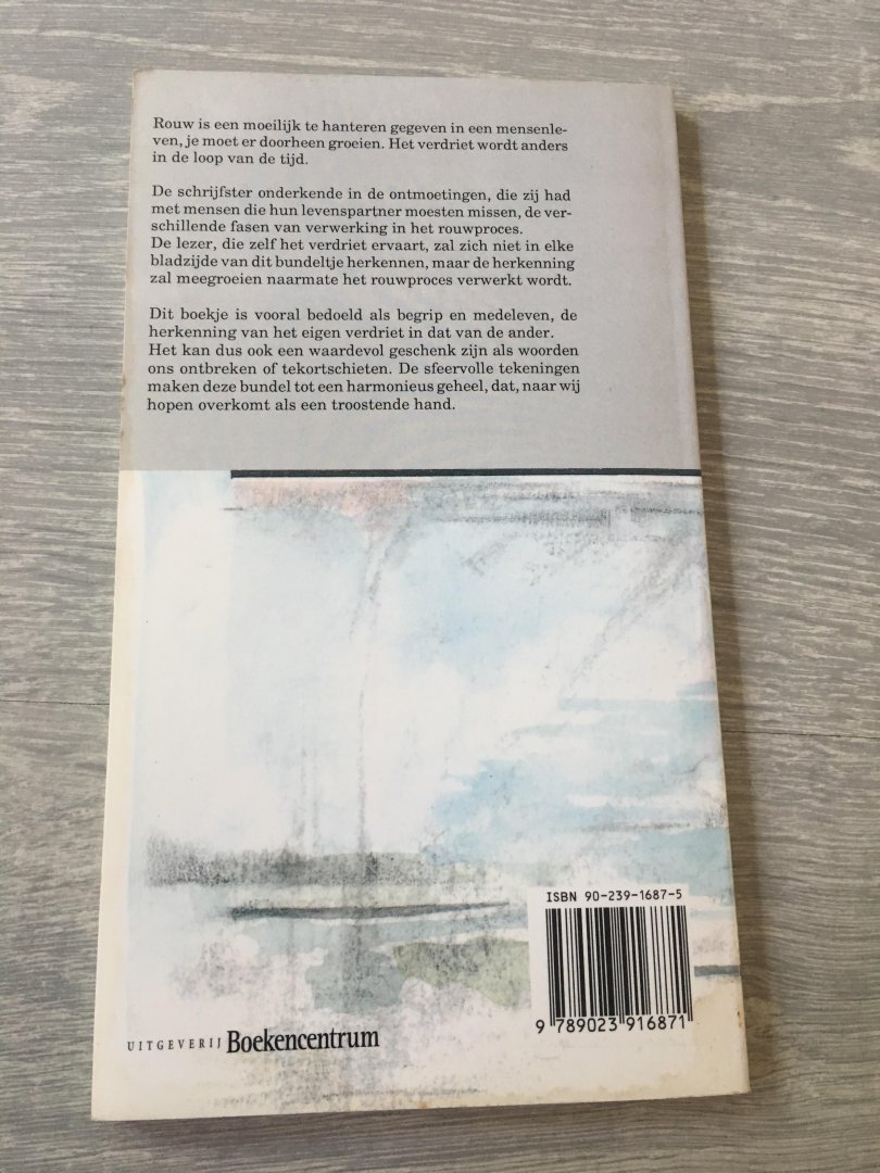 Joke Verweerd - Achtergebleven, een handvol begrip en troost voor mensen die alleen achterbleven, gesigneerd