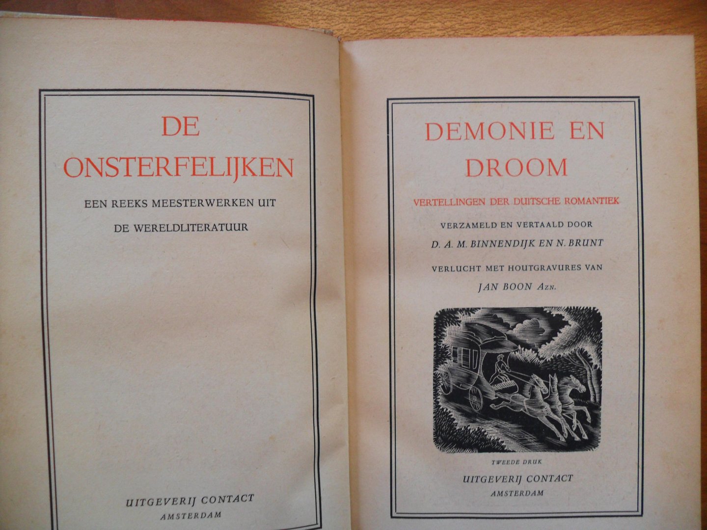 Binnendijk D.A.M. & N.Brunt - De onsterfelijken Deel X Demone en Droom