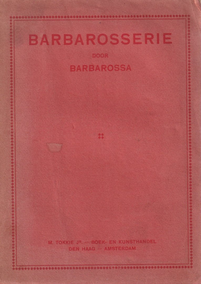 Schröder, Johan Christiaan - Barbarosserie