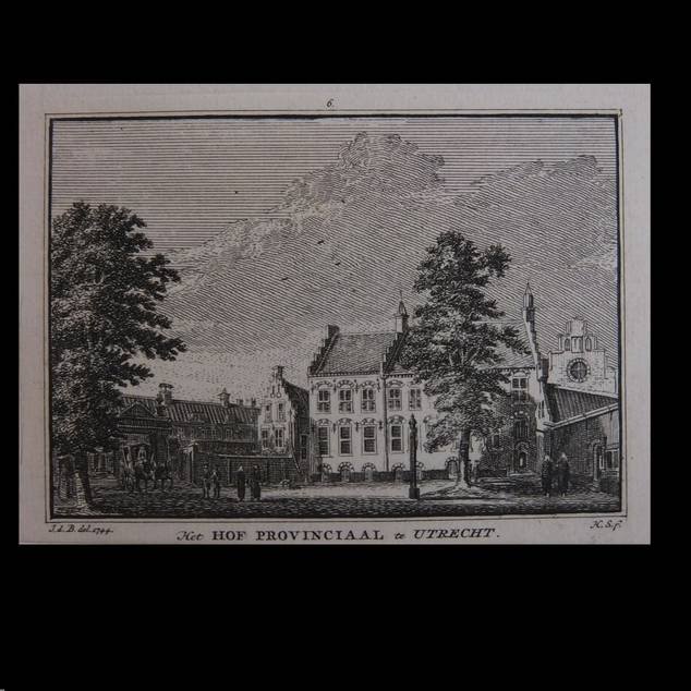 Utrecht. - Het Hof Provinciaal te Utrecht.