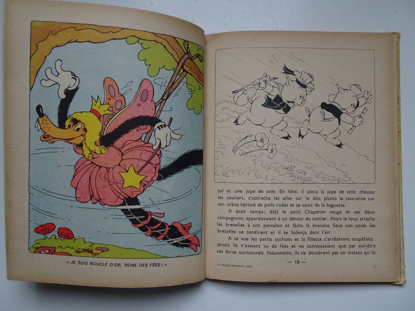 Disney, Walt. - Le grand méchant loup et le petit chaperon rouge.