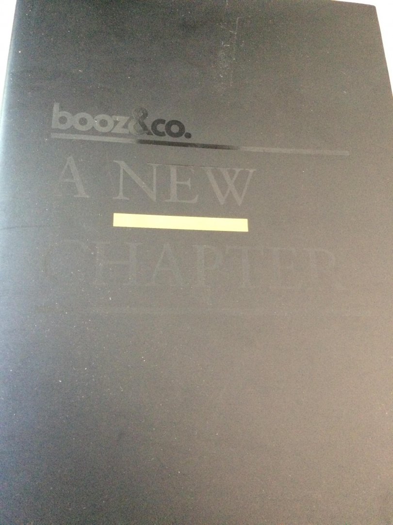 Larry Frascella - Booz&co a New chapter