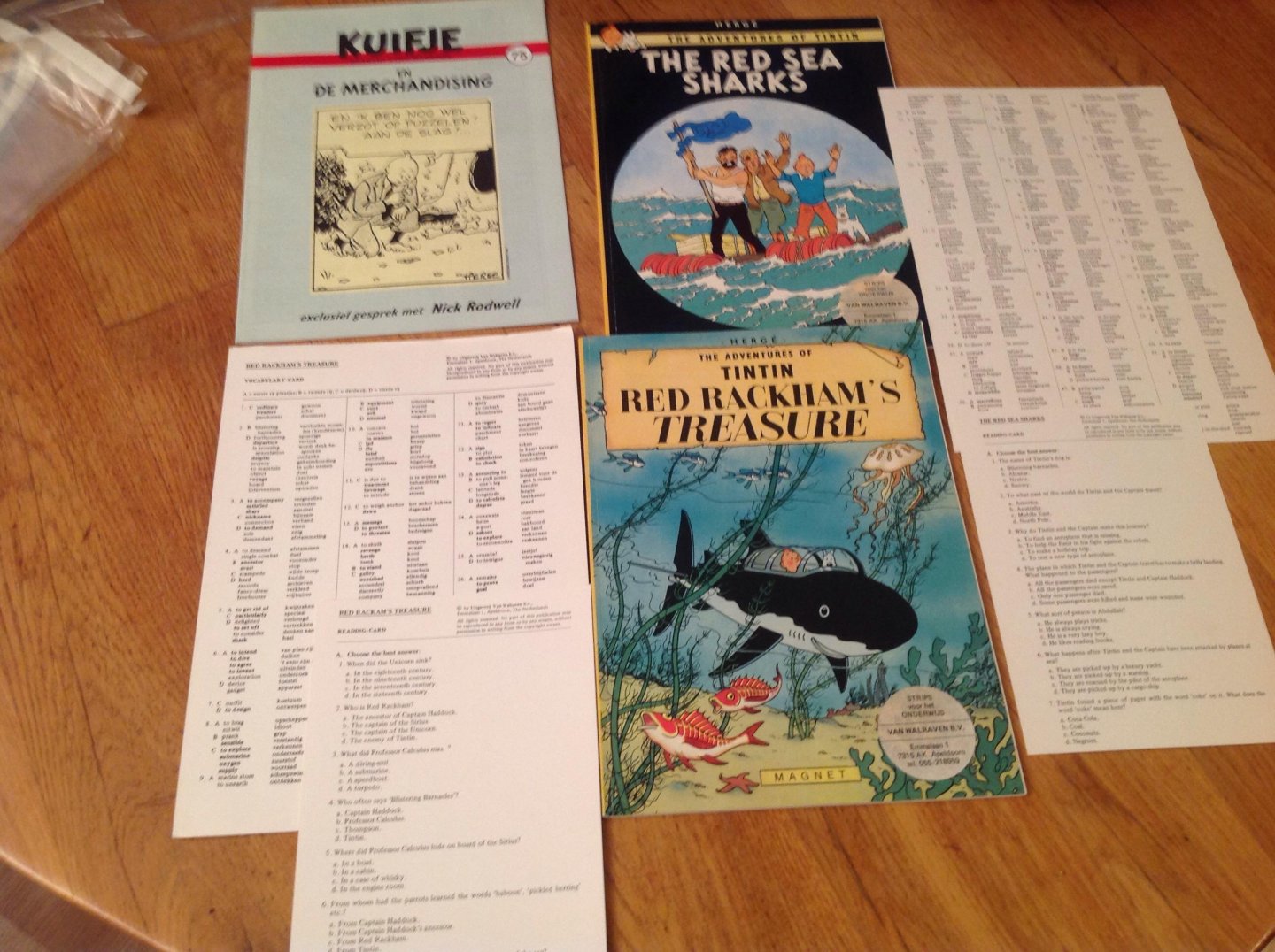 Hergé - Red Rackham's Treasure met twee extra's
