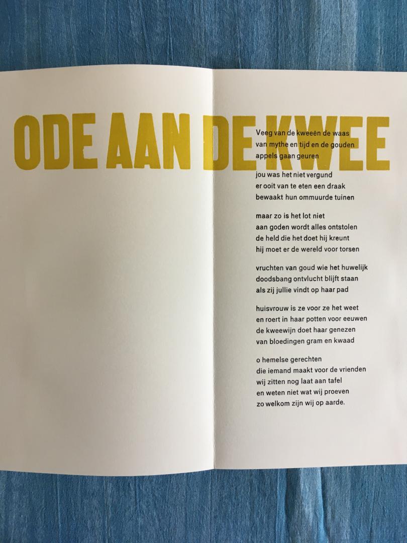 Leeflang, Ed (poëzie) / Limburg Stirum, Rosmarijn (boekverzorging) - Ode aan de kwee