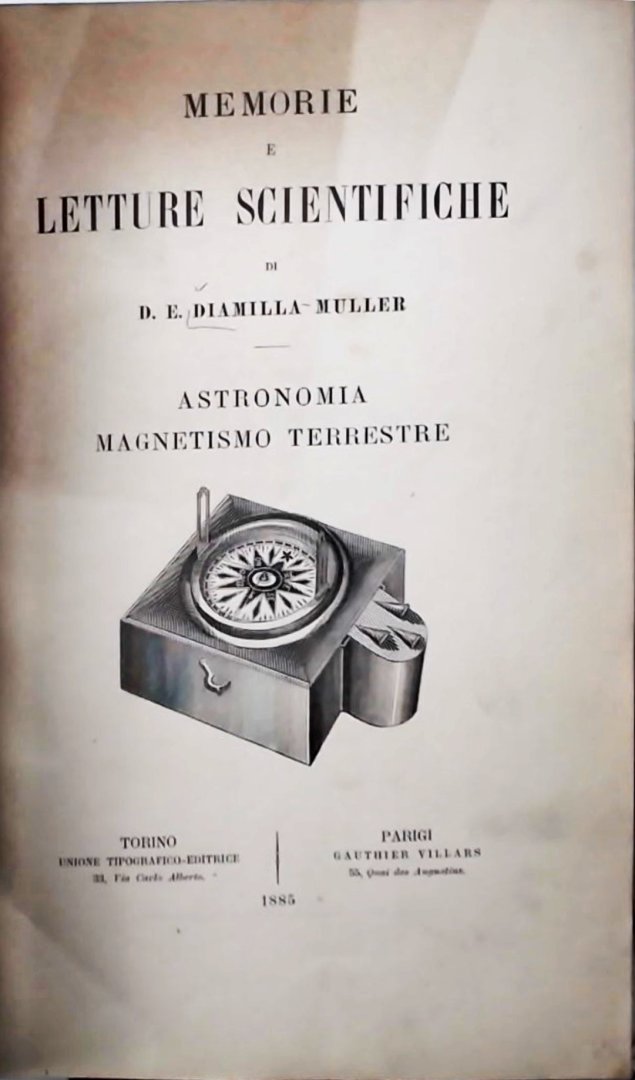 D E Diamilla Muller - Astronomia : magnetismo terrestre