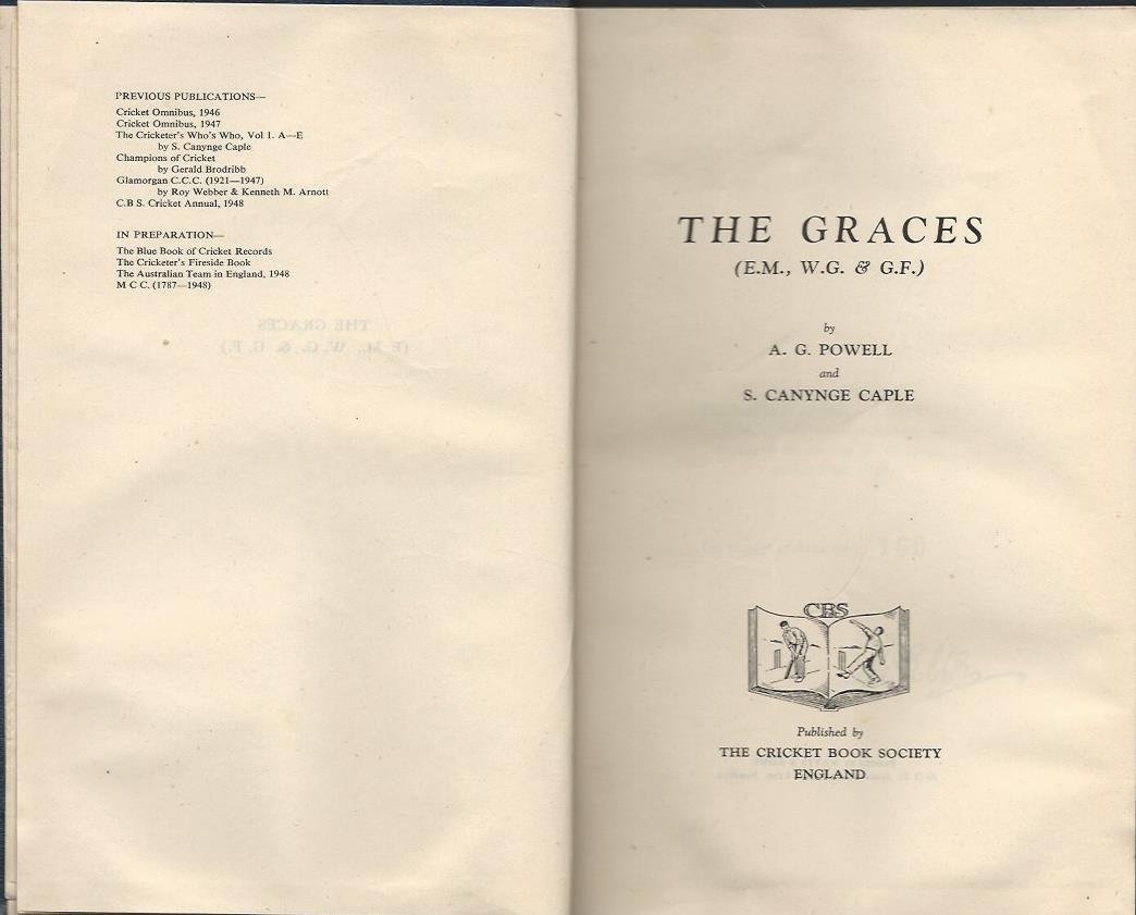 Powell, A. G. and Canynge caple, S. - The Graces (E.M., W.G., and G.F.)