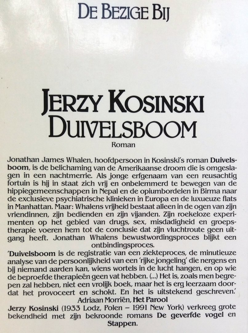 Kosinski, Jerzy - Duivelsboom