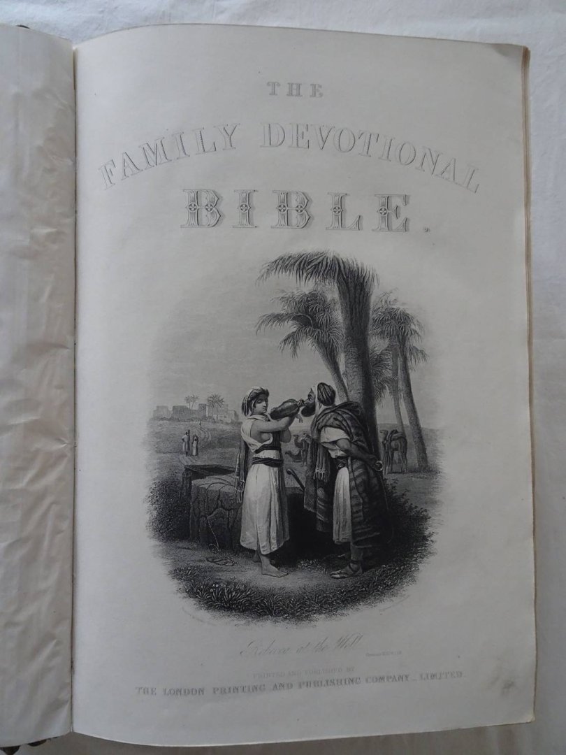 Henry, Matthew. - The Family Devotional Bible; with copious notes and reflections on each chapter of the Old and New Testament; and valuable marginal references.