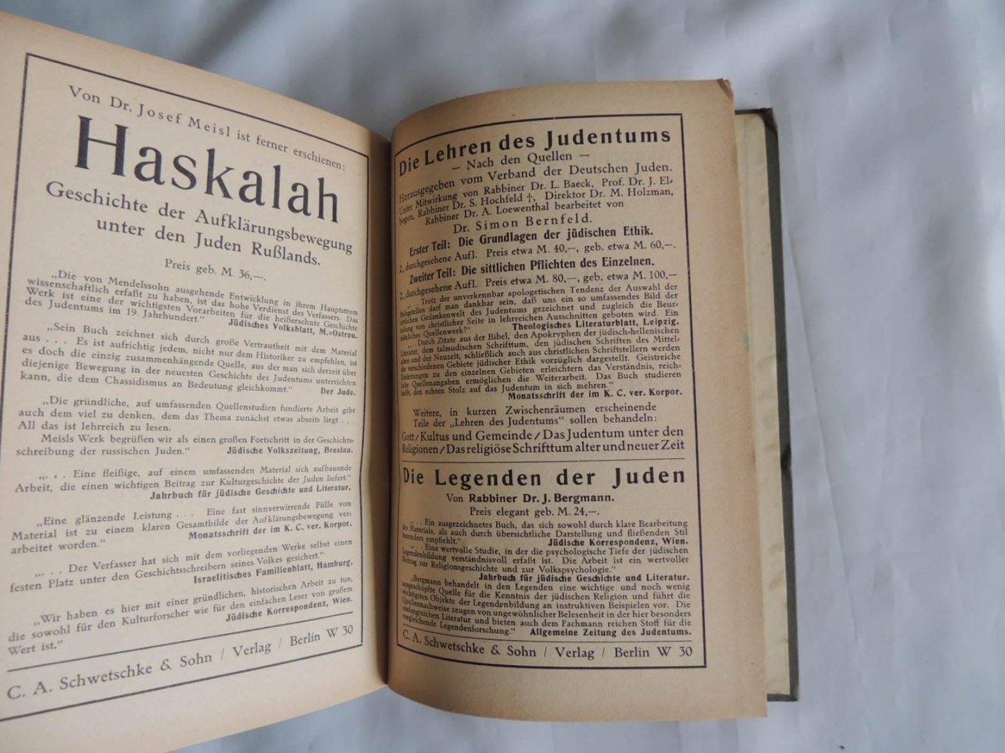Josef Meisl - Geschichte der Juden in Polen und Rußland. Erster und Zweiter Band. 1 - 2. Geschichte der Juden in Polen und Rusland, Russland