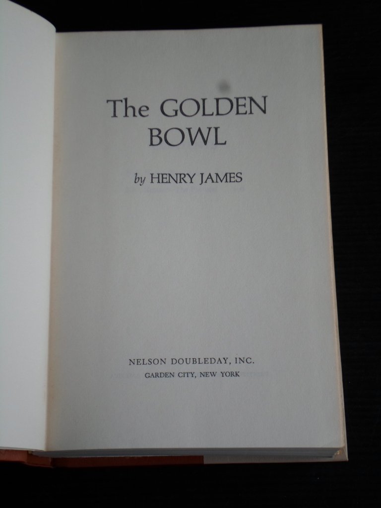 James, Henry - The Golden Bowl, novel