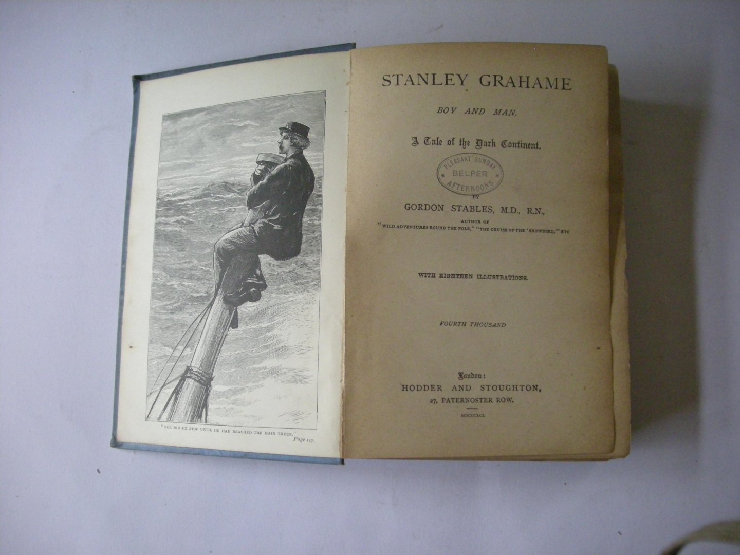 Stables, Gordon - Stanley Grahame. Boy and Man. A Tale of the Dark Continent
