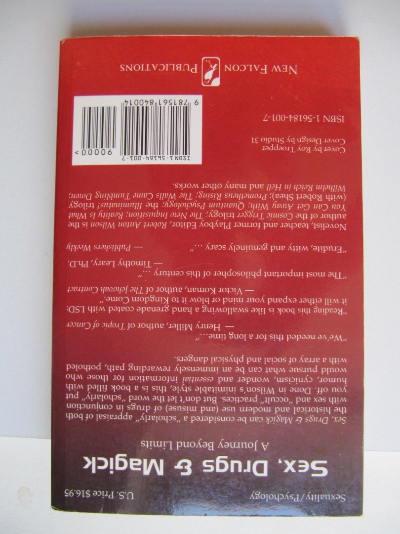 Robert Anton Wilson - Sex, Drugs & Magick - A Journey beyond limits