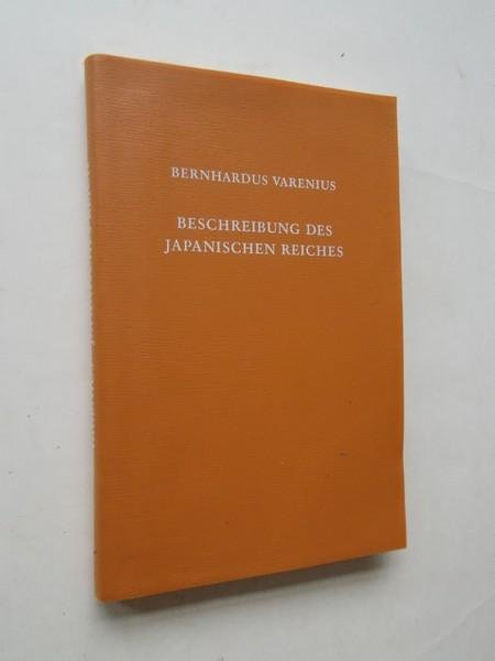 VARENIUS, BERNHARDUS, - Beschreibung des Japanischen Reiches.