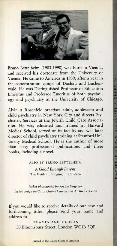 Bettelheim, Bruno & Alvin A. Rosenveld - The Art of the Obvious. Developing Insight for Psychotherapy & Everyday Life.