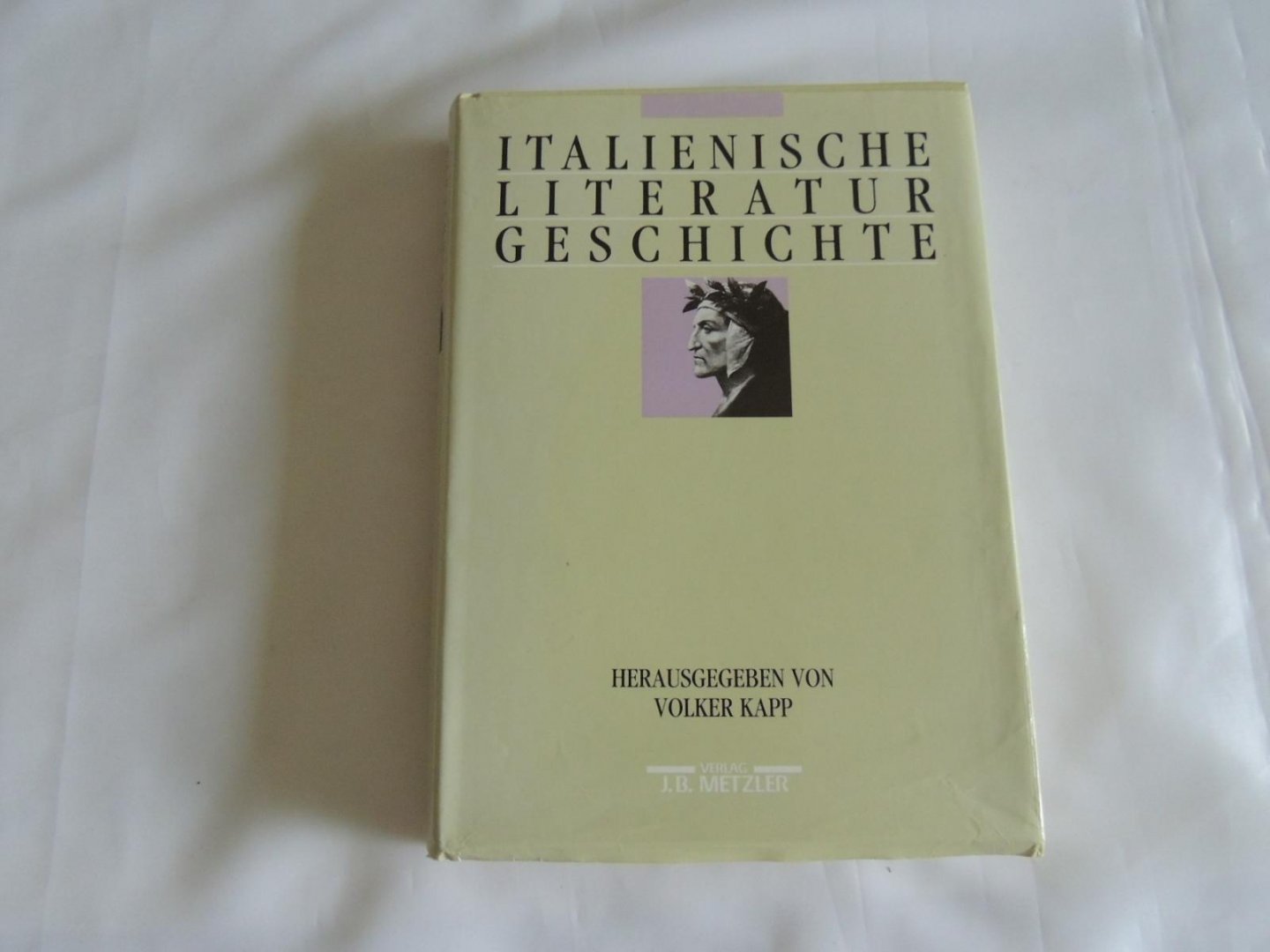 Kapp, Volker (Hrsg.) - Unter Mitarbeit von Hans Felten, Frank-Rutger Hausmann, Franca Janowski u.a. - Italienische Literaturgeschichte  Literatur geschichte
