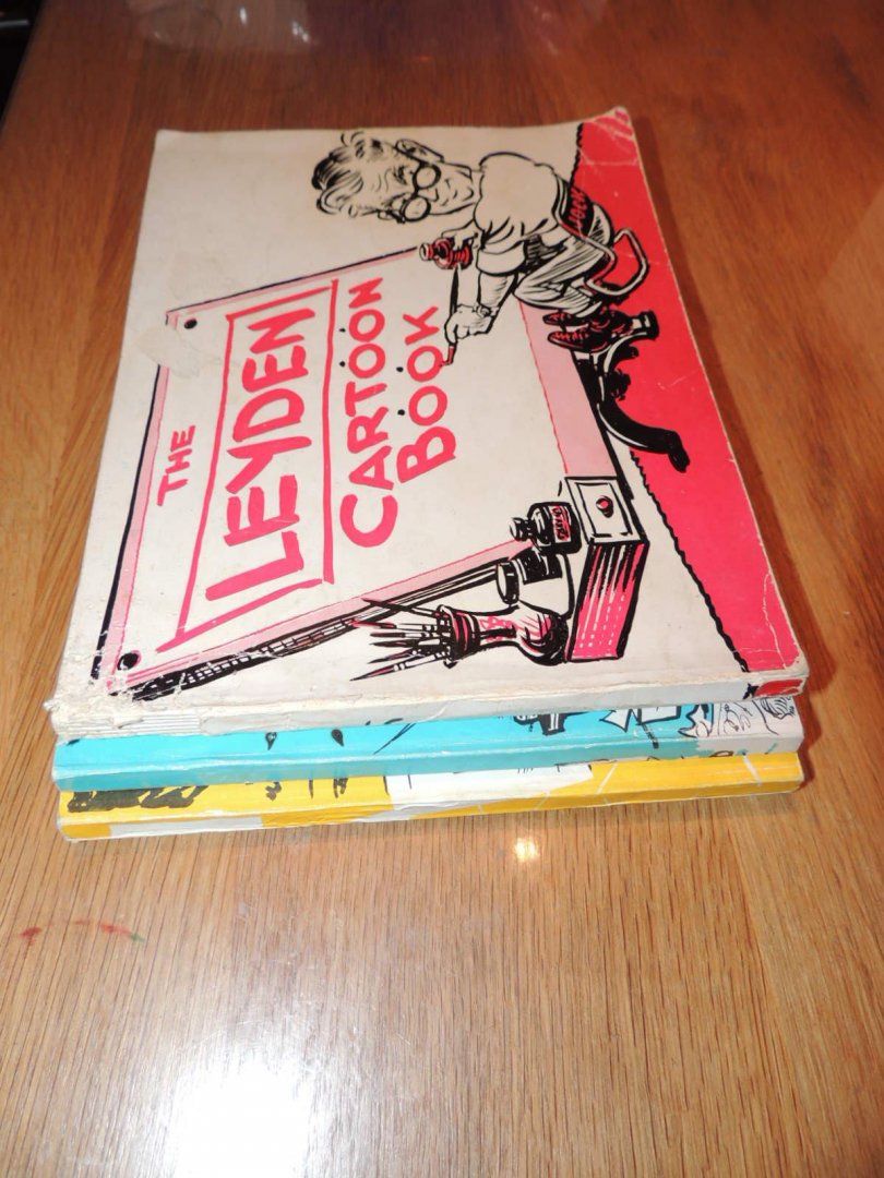 Jock Leyden - The Leyden cartoon book.  No. 1 - 2 - 3. compleet