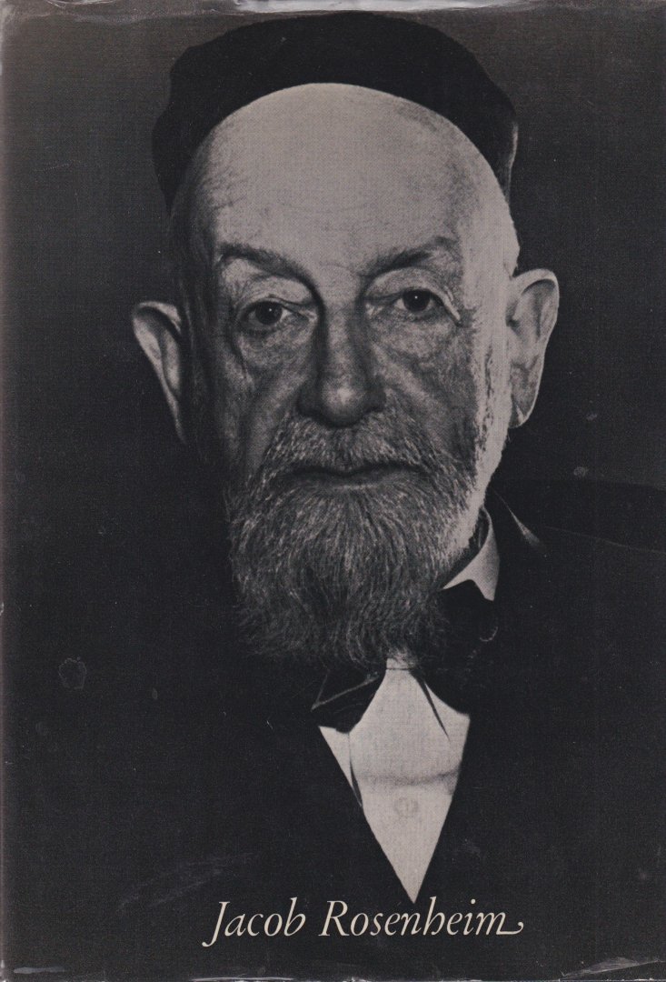 Rosenheim, Jacob - Erinnerungen. 1870-1920