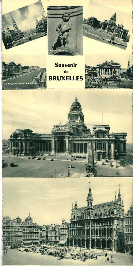 Anoniem - Oud souvenir album: Souvenir de Bruxelles : 10 cartes vues