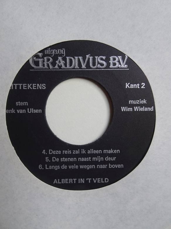 Veld, Albert in 't. - Littekens; met grammofoonplaat ingesproken door Henk van Ulsen.