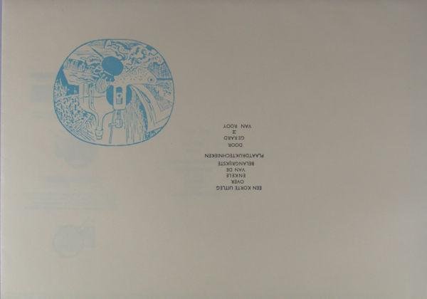 Rooy, G.J.M. (Gerard) van & Frans Simons (typografie). - Een korte uitleg over enkele van de belangrijkste plaatdruktechnieken.