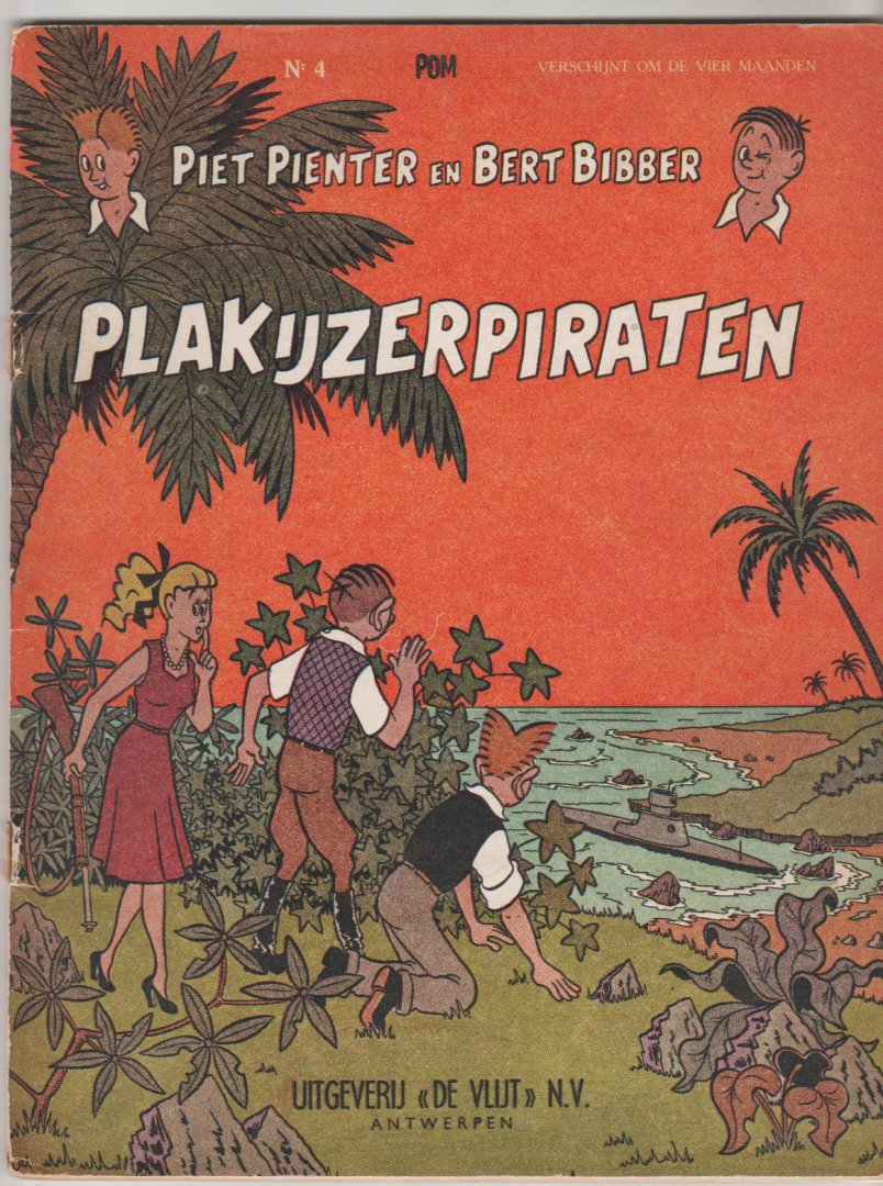 Pom - Piet Pienter en Bert Bibber 4 plakijzerpiraten