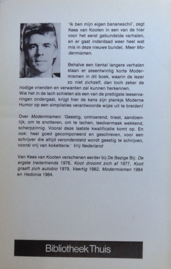 Kooten, Kees van - Meer modermismen