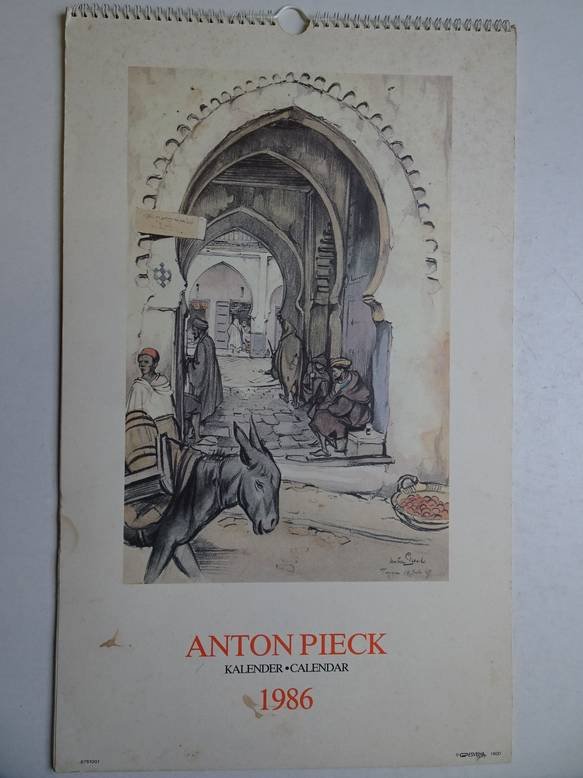 Pieck, Anton. - Anton Pieck kalender/calendar 1986.