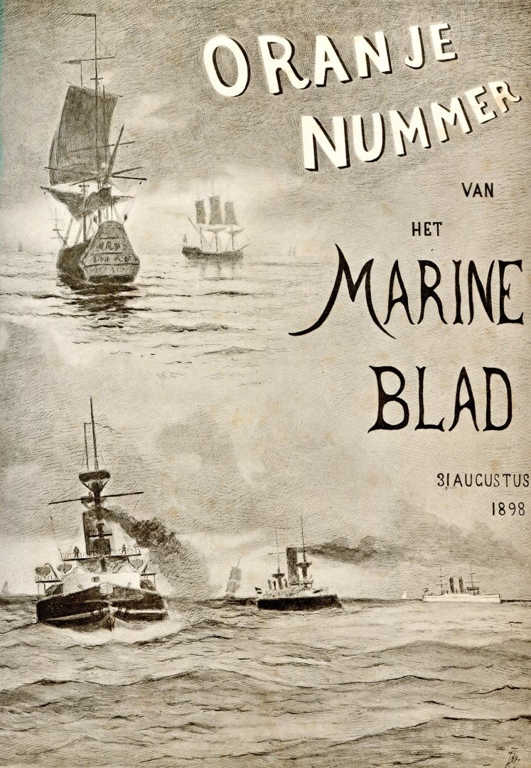 Tijdeman, G.F.;  Bestuur Marine-Vereeniging(ds2001) - Oranje Nummer van het Marine Blad, 31 Augustus 1898