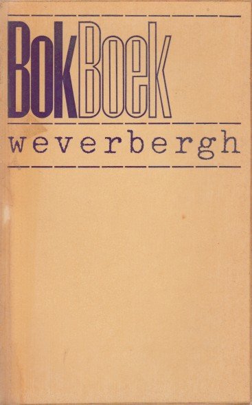 Weverbergh, Julien - Bokboek.