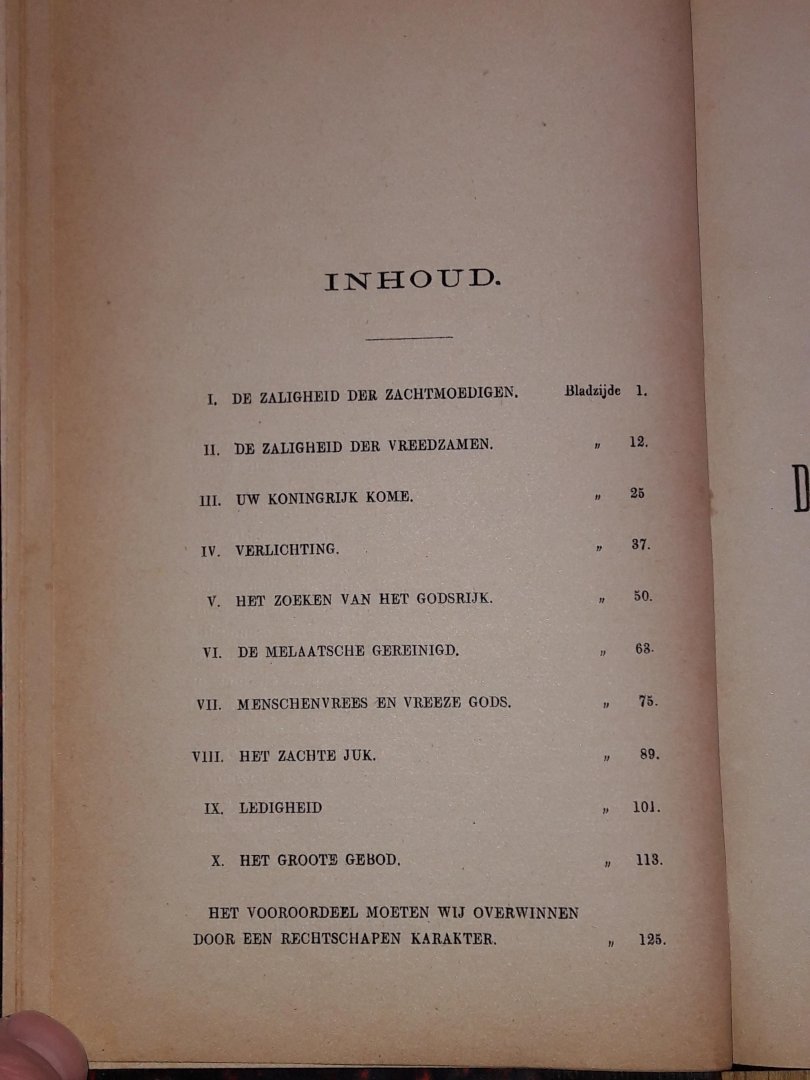 Harger, ds. A.G. (pred. te Wapserveen) - Het Christendom van Jezus. Tiental godsdienstige toespraken en laatste rede