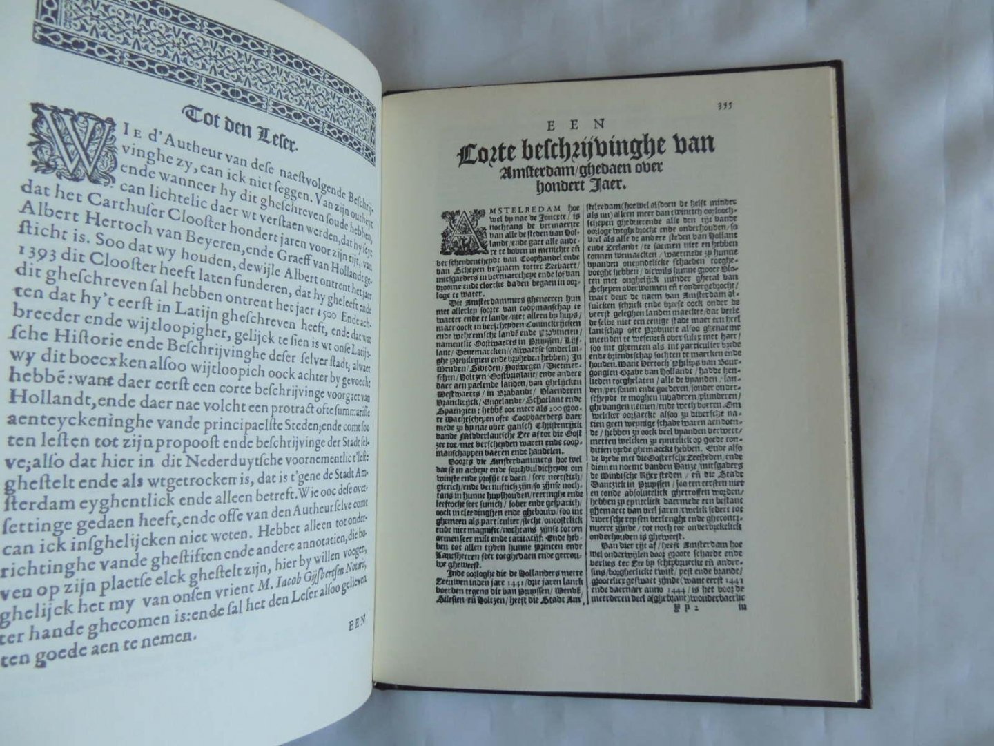PONTANUS, Johannes Isacius - Historische Beschrijvinghe der seer wijt beroemde Coopstadt coop-stadt  Amsterdam... (met los bijgevoegde inleiding van 16pp.)  --- HERLEEFD VERLEDEN ---