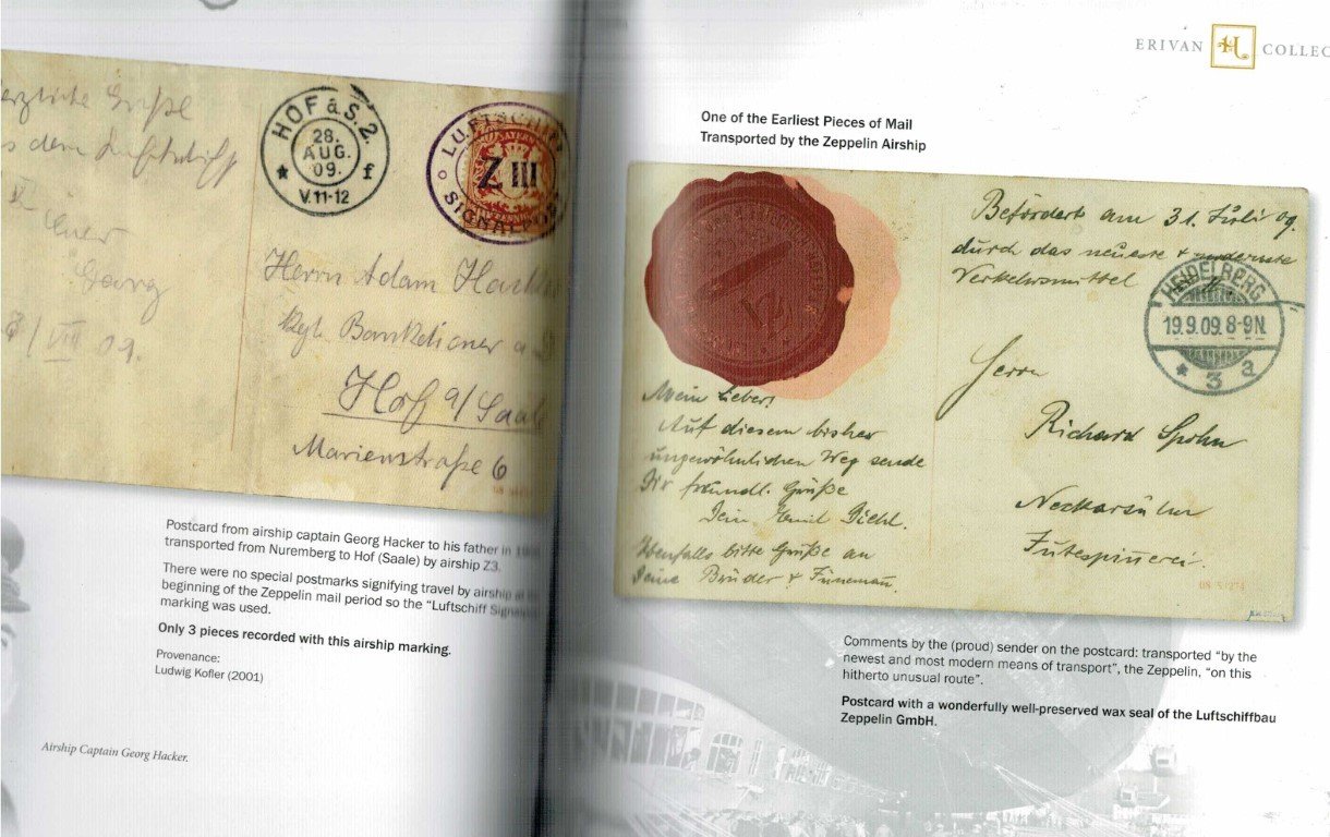 Epting, Charler / Louis, Karl and others - Erivan collection: Stamp collectors have been waiting for many years. The most important stamps and covers of the German States, America, Switzerland, Austria as well as mail carried by Zeppelin are being offered for sale from Erivan Haub