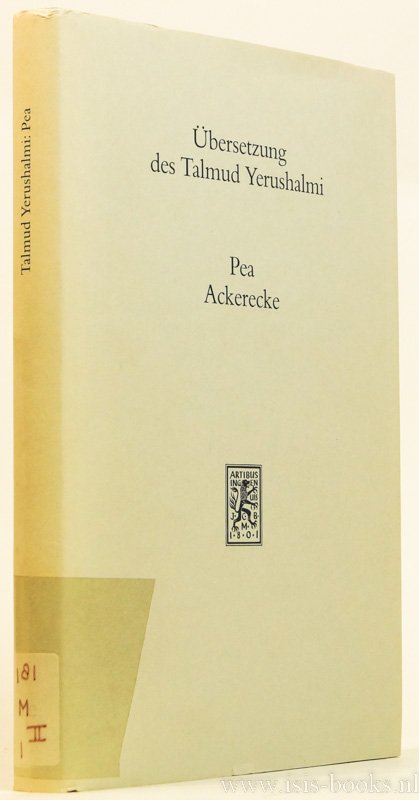 WEWERS, G.A., (ÜBERS.) - Pea Ackerecke. Übersetzt von Gerd A. Wewers.