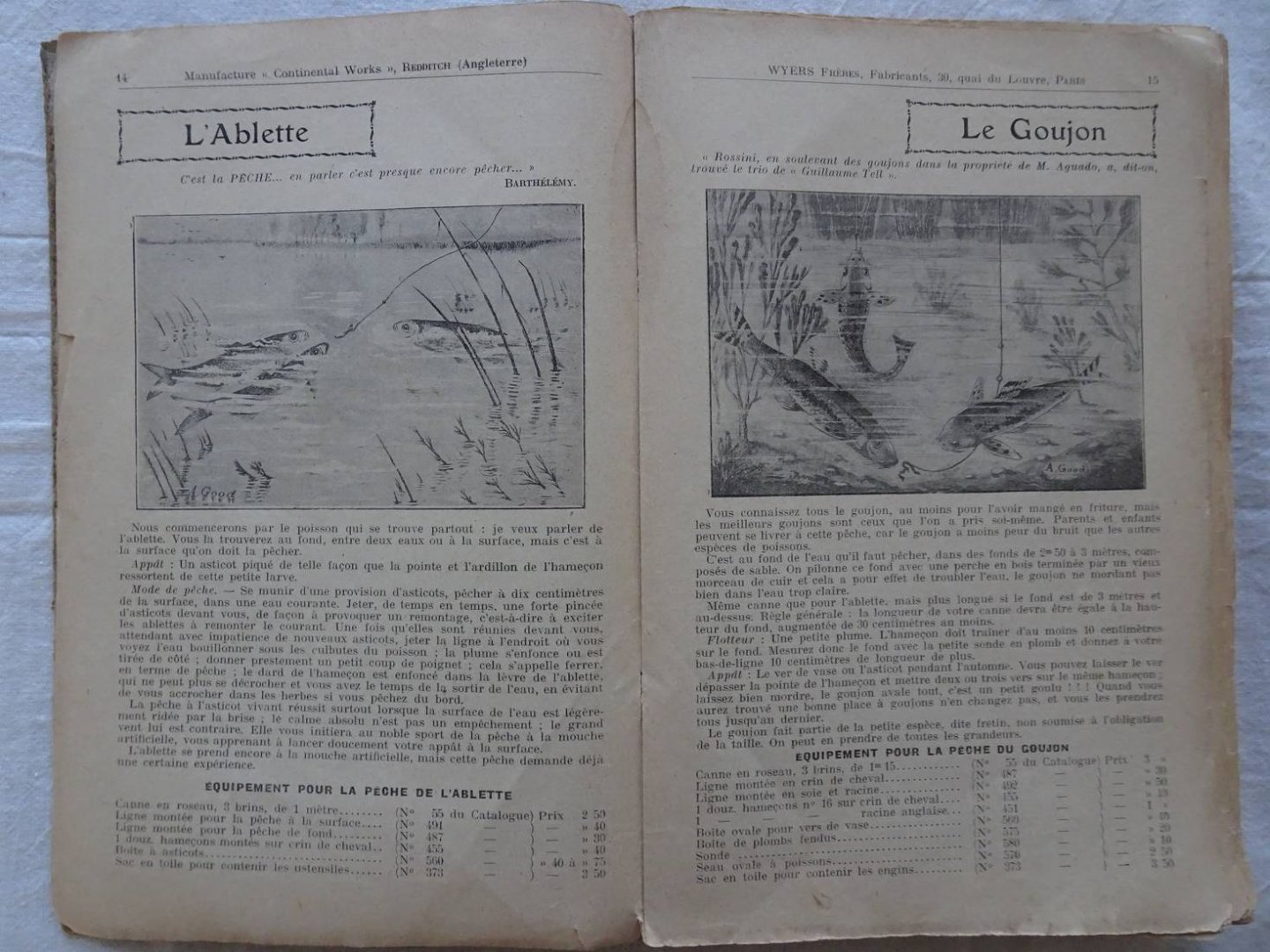 N.n.. - La pêche moderne illustrée & les sports. Journal rédigé par les meilleurs pêcheurs de France et d'Angleterre est le plus important du genre.