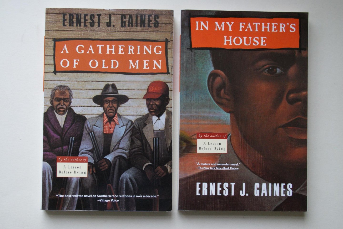 Ernest J. Gaines - 2 boeken samen: A Gathering of Old Men  &  IN My FATHER'S House