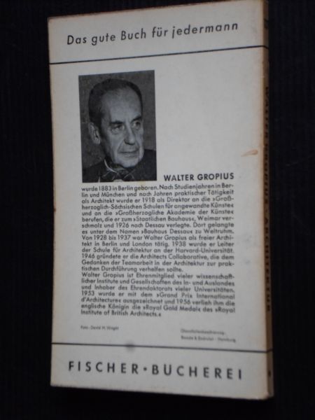 Gropius, Walter - Architectur