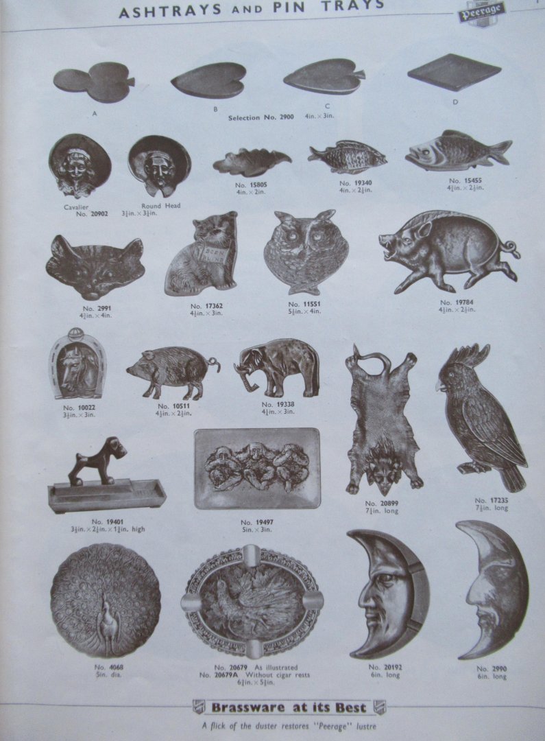 Pearson Page Jewsbury - Peerage Brassware at its best