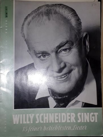 Schneider, Willy: - Willy Schneider singt 15 seiner beliebtesten Lieder